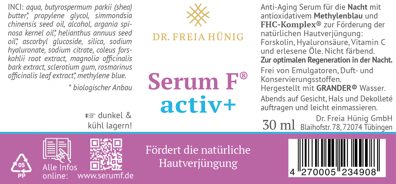 Anti-Aging Serum F® activ+ 30ml Vakuumspender