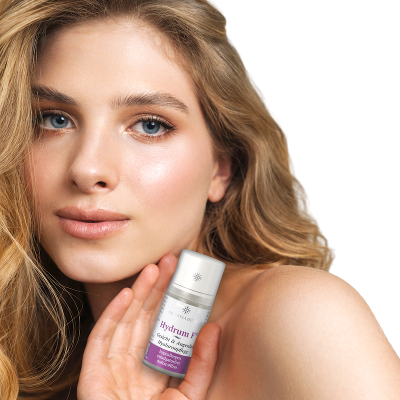 Anti-Aging Hydrum F® Gesicht & Augenlid Hyaluronpflege 30ml Vakuumspender