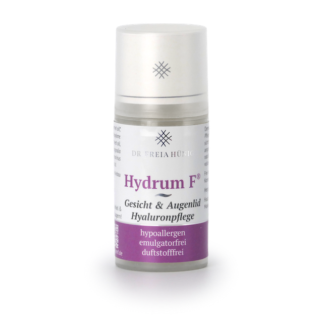 Anti-Aging Hydrum F® Gesicht & Augenlid Hyaluronpflege 30ml Vakuumspender