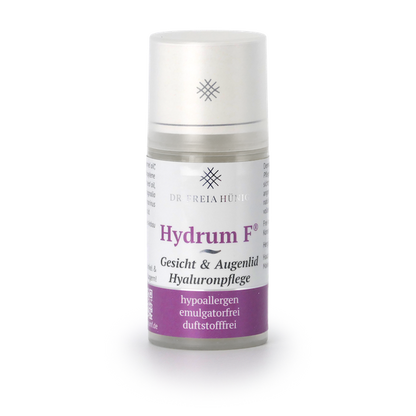 Anti-Aging Hydrum F® Gesicht & Augenlid Hyaluronpflege 30ml Vakuumspender